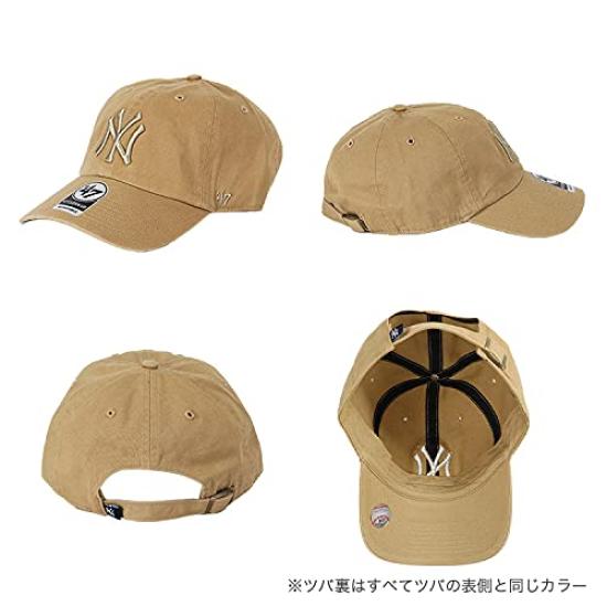 Brand 47 Yankees Clean Up NY New York Free Size '47 Cap, Logo, Men's/Women's, MLB, Yankees, Natural,