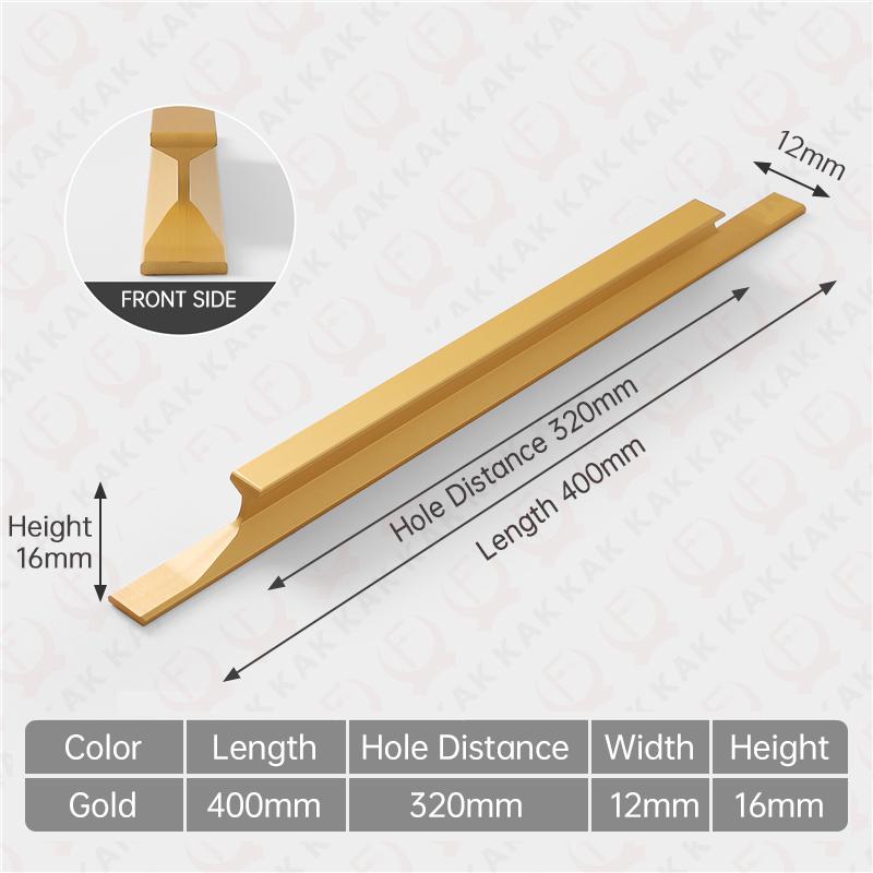 KAK Long Furniture Handles Kitchen Cabinet Knobs and Handles Shoe Cabinets Wardrobes Door Pulls 1000mm Door Handles Hardware