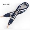140cm Canvas Striped Bag Straps Crossbody Shoulder Bag Strap Adjustable Replacement Handbag Belts Band Accessories Gold Buckle