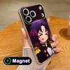 Mato seihei Yakumo Ezo Clear TPU Magsafe Mobile Phone Case for iPhone 17 16 15 14 13 12 11 Air Pro Max Plus Mini Colorful Cover