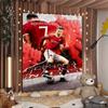 CCristiano RRonaldo CR7 Anime Tapestry Hanging Tarot Hippie Wall Rugs Dorm Home Decor