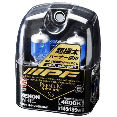 IPF Headlight Halogen H4 Bulbs, Extra Thick, 4800K, 5x44