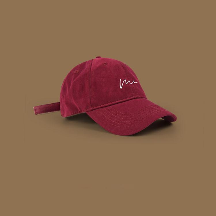 Unisex Trendy Baseball Cap With Large Visor And Text Print In Colors Multiple