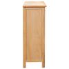 Wine Cabinet 72 X 32 X 90 Cm Solid Oak Wood