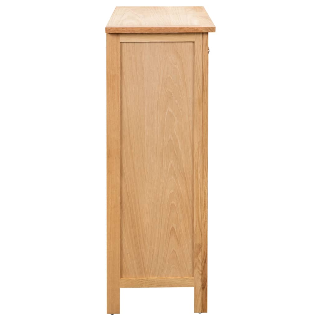 Wine Cabinet 72 X 32 X 90 Cm Solid Oak Wood