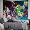 Cartoon Funny Keroro Gunsou Frog Printed Large Wall Tapestry Hanging Tarot Hippie Wall Rugs Dorm Home Decor