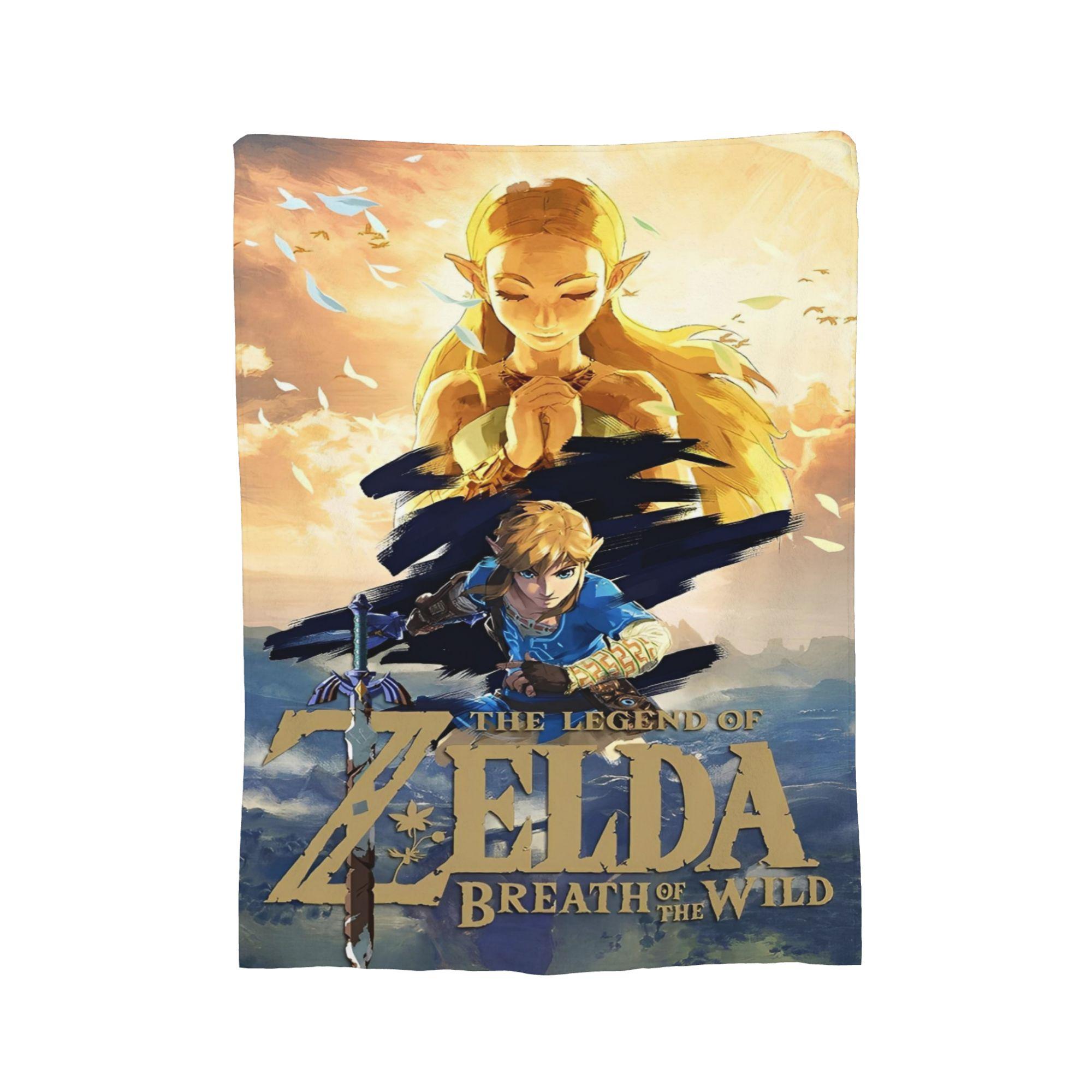 

Anime Z-Zeldas Knitted Blanket Plush Throw Blanket Bed Sofa Portable Ultra-Soft Warm Bedspreads, 75x90cm