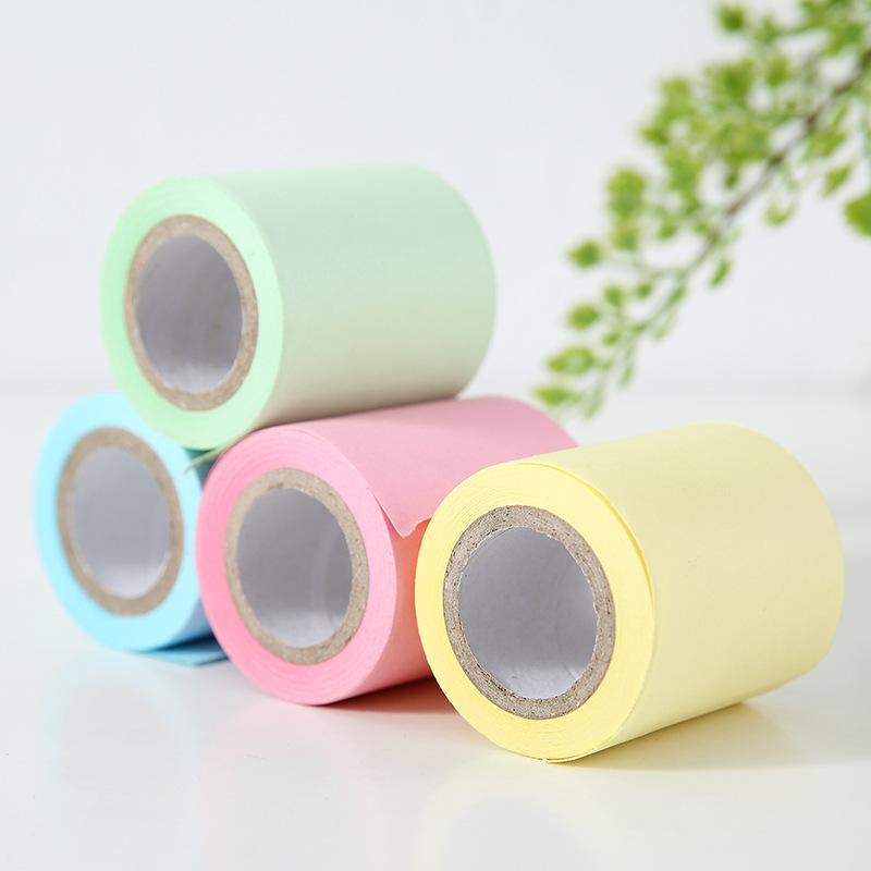 Creative Tape-Style Sticky Notes Tearable Paper Core Rolls 5.8m Long Durable Strong Convenient For Office And School Supplies