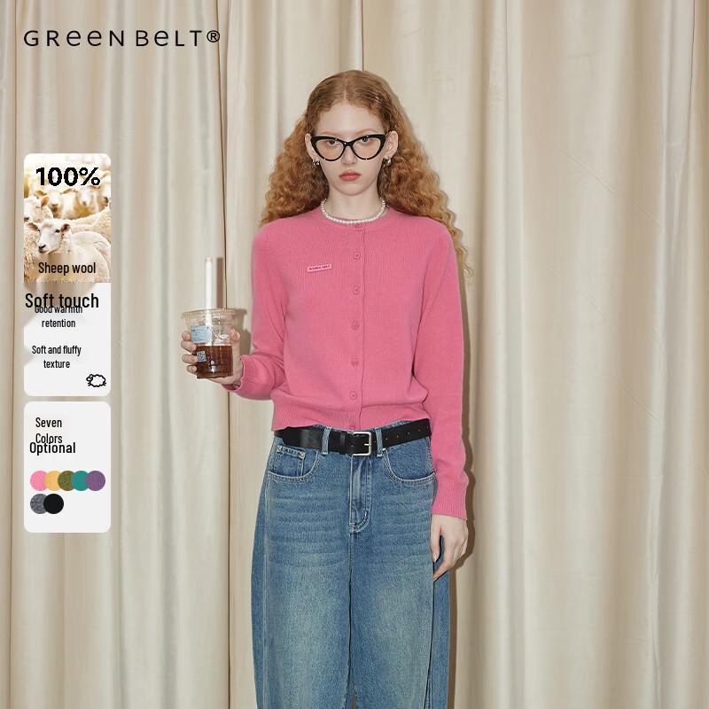 

GREEN BELT Women s 100% Merino Wool Knit Cardigan L