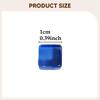 100 Pieces Acrylic Cubes Blank Dice DIY Learning Stacking Toy 1cm Board Game Building Blocks for