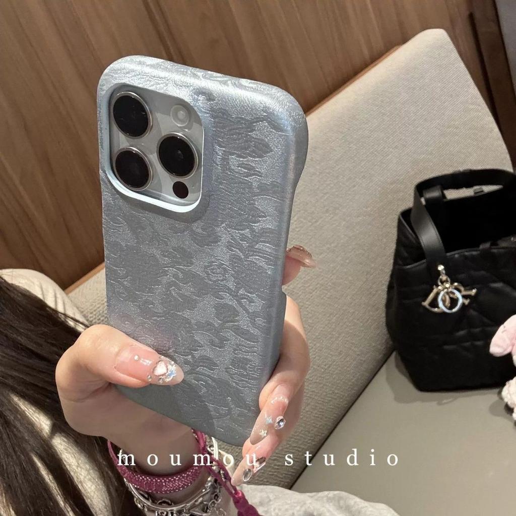 Printed Silk Phone Case for Apple iPhone 16 Pro Max - Soft Silicone Shockproof Creative Full Cover for iPhone 16Pro/16/15ProMax/15Pro/14ProMax/14/13
