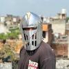 Visor of Aegis Prime Handcrafted Medieval Knight Helmet with Golden Accents for , Cosplay Collectors