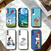 Cartoon Z-S-noopy-PC Phone Case For Samsung Galaxy A73,A72,A71,A70,A53,A52,A51,Others Soft Black Cover