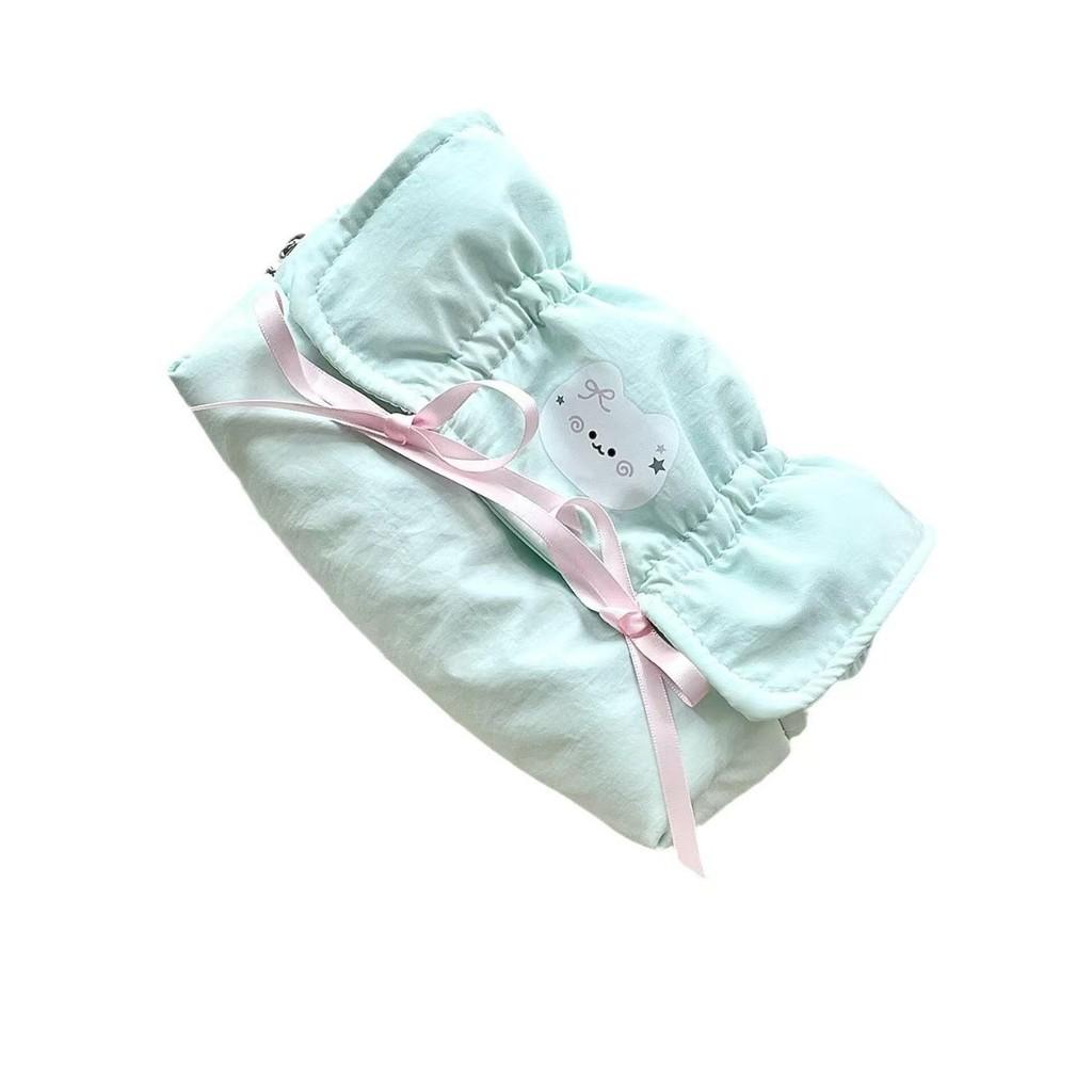 Korean Style Cat Pencil Case With Large Capacity And Flip Cover For Students And Girls