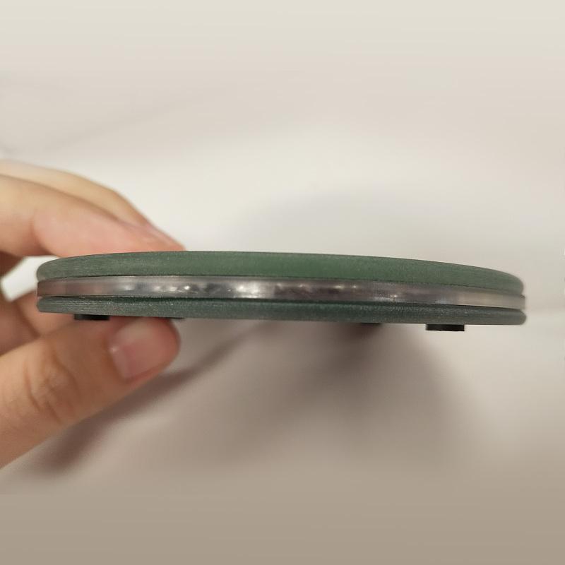 8 stk Rund Firkantet Koppmatte Diamant Glass Speilet Isolasjonsbrikke Kjøkkenutstyr For Bord