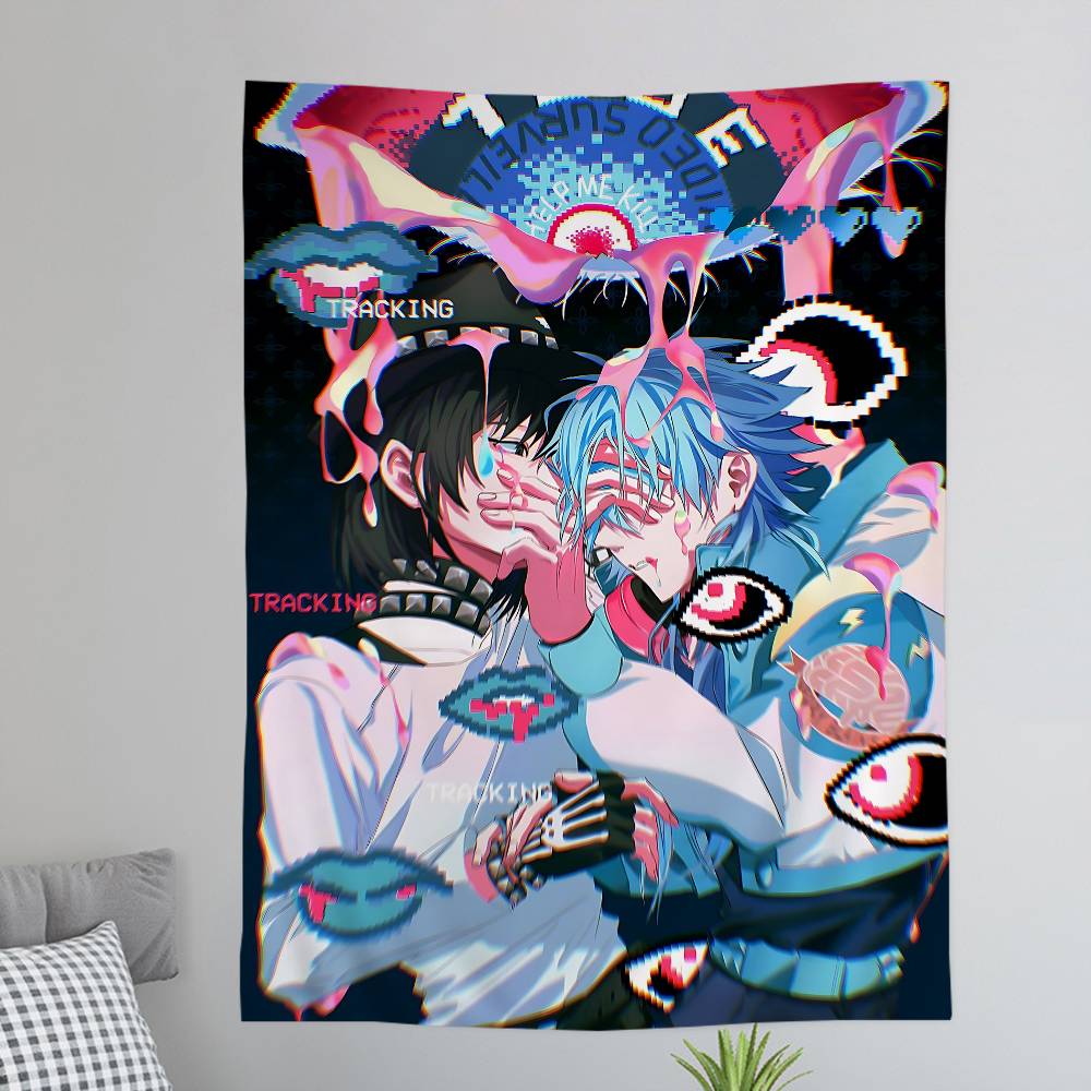DDRAMAtical Murder Hippie Wall Hanging Tapestries Bohemian Wall Tapestries Mandala INS Home Decor