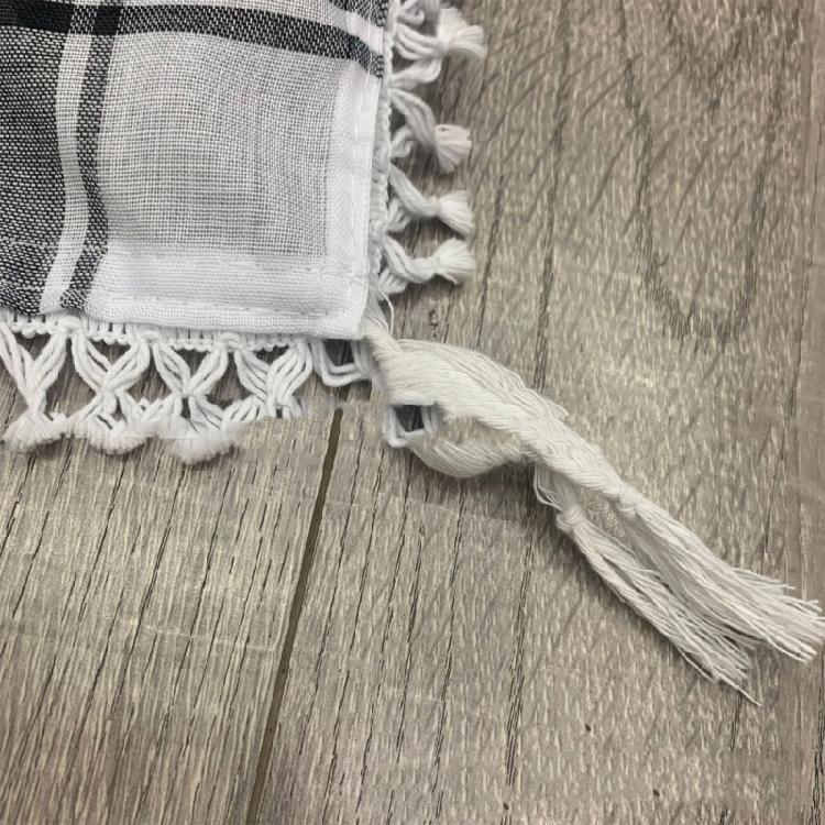 Desert Shemagh Scarf for Outdoor High Absorb Arab Headscarf Traditional Keffiyeh Bandana Arabian Scarf Head Covering