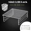 Mini Grill Rack Folding Stove Grill Support Holder Heating Bracket with Supporting Plate