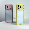 New Candy Color Clear Large Window Case for For Iphone 17 16 1 Pro Max Camera Protection Shockproof Transparent Acrylic Hard Cover