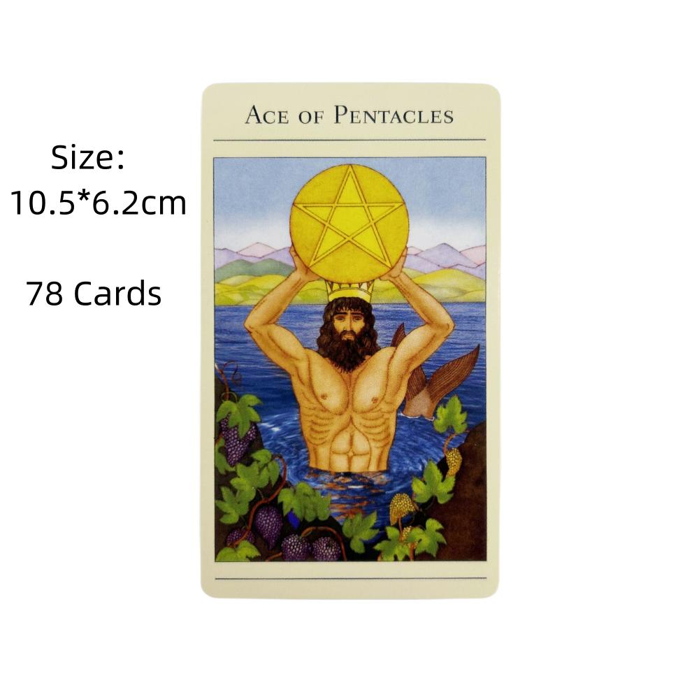 Cărți de Tarot Mitic Joc de Masă Pachet Divinație Carte Oracol Engleză Viziune Noroc Familie Joc de Petrecere