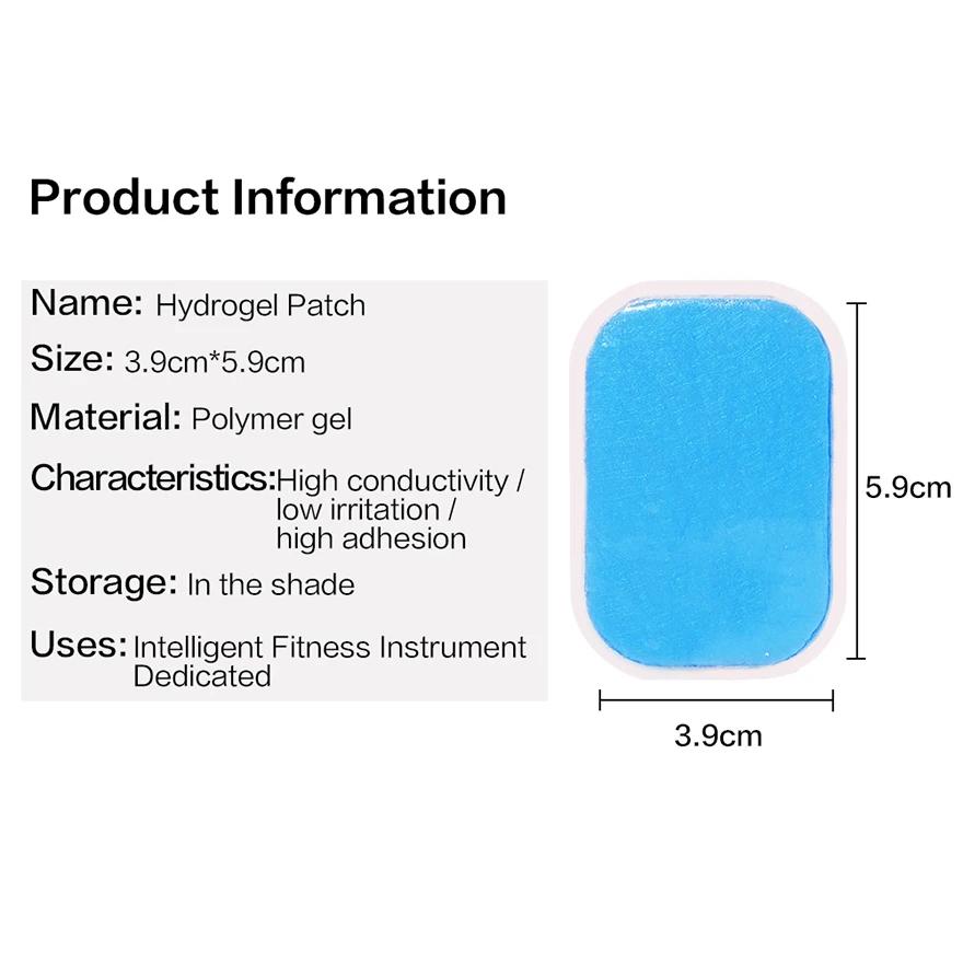 20-50PCS Gel Pads for EMS Abdominal ABS Trainer Weight Loss Hip Muscle Stimulator Exerciser Replacement Massager Gel Patch