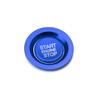 Blue Keyless Engine Push Start Button W/ Ring For Land Rover or Jaguar Ignition