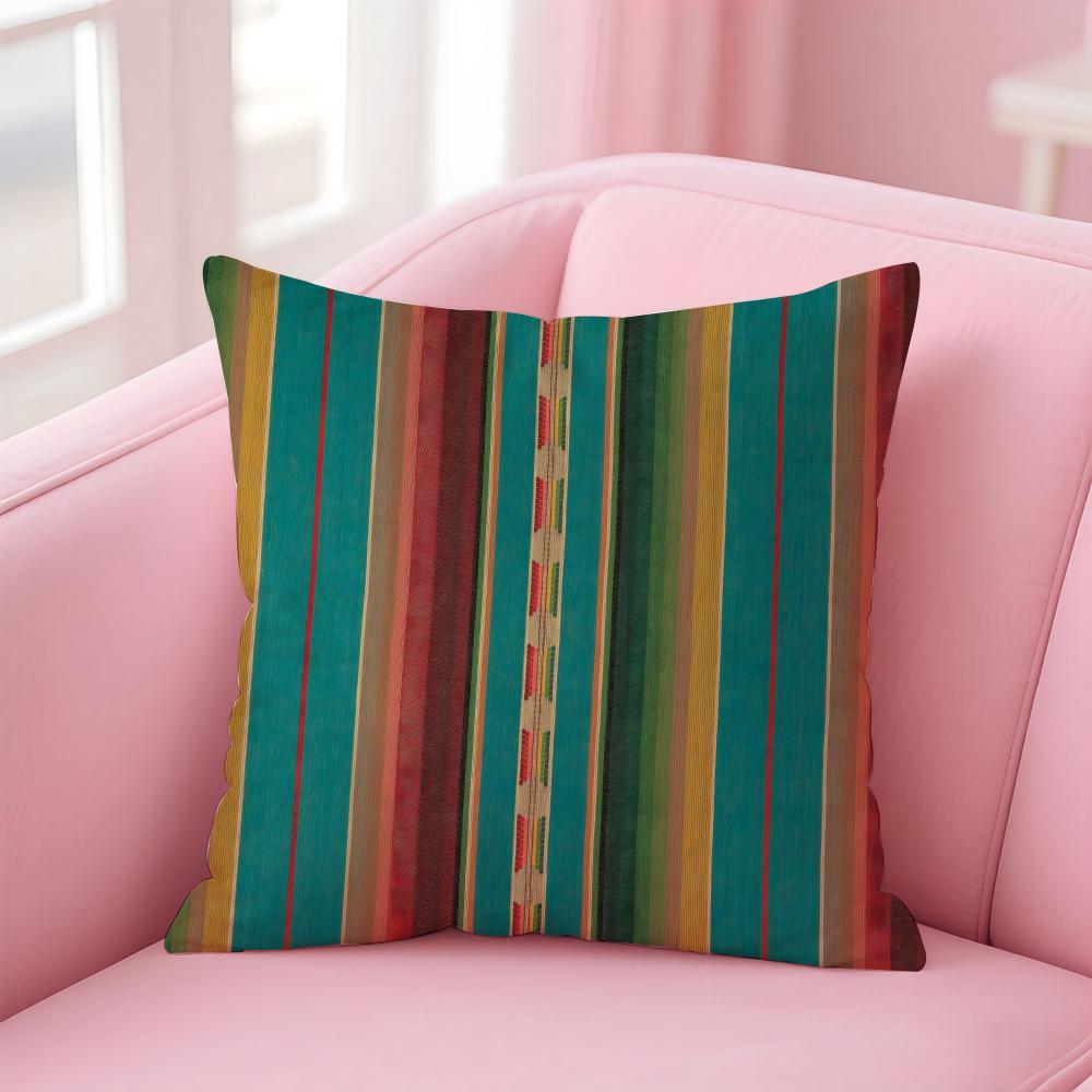 Artistic Background Patterns Cushion Cover Comfortable Reversible Pillow Cover Ideal for Car Sofa Bedroom  Beyond