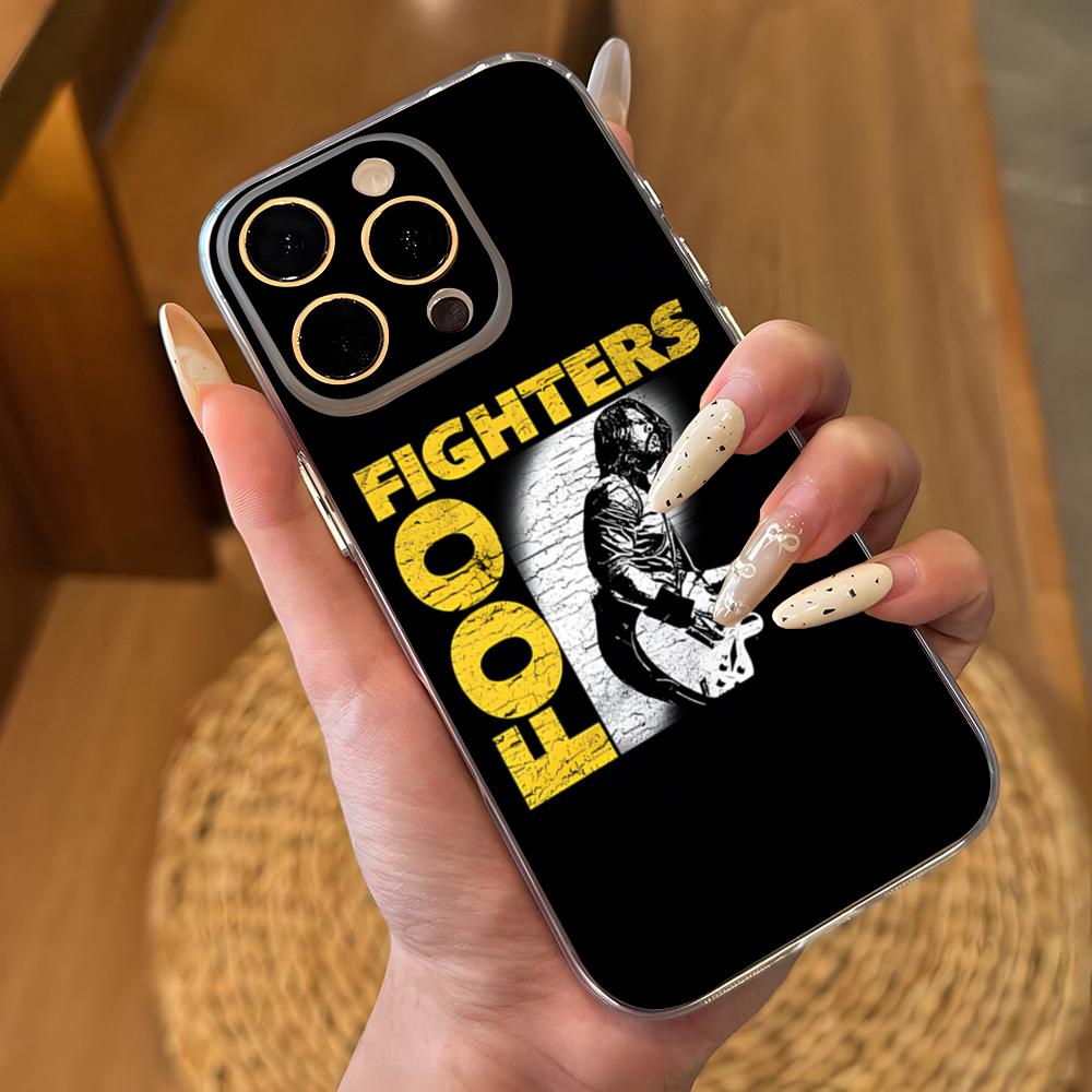 Foo Fighters Band Phone Case For IPhone 17 16 Pro Max 15 14 13 11 12 Mini Xs X Xr 7 8 Plus Se Transparent Cover