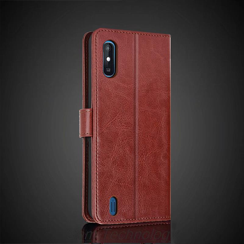 Card Holder Leather Case for Wiko Y81 Y 81 Pu Leather Flip Cover Retro Wallet Phone Case for Wiko Y81 Business Fundas Coque