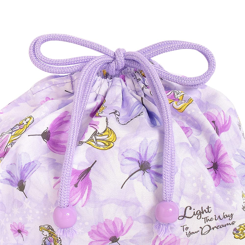 COLORFUL CANDY STYLE Disney Drawstring Lunch Bag with Name Tag (Medium) / Rapunzel / FASHIONABLE PRINCESS / Rapunzel / Princess Rapunzel N3492000