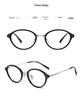 Ultra-Light Pure Titanium Korean-style Oval Glasses, Model 0242: Anti-blue Light, High-end Tortoise Shell Design for Women