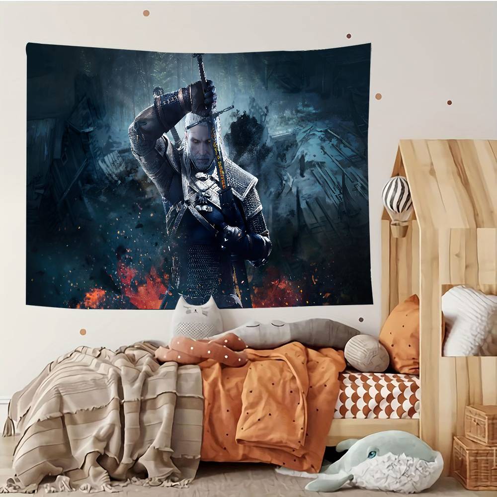 Game HD T The Witcher Tapestry Customizable Tapestries Of Various Styleswall Hangings Celebrity Photo Printingwall Hangings