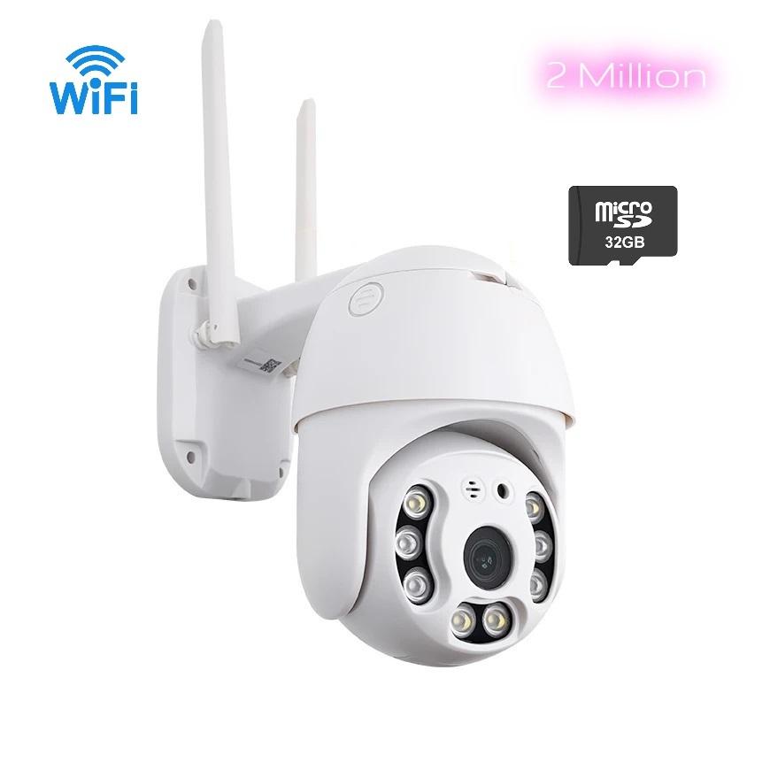 WiFi Camera Outdoor Home Security IP Smart Monitor Video Surveillance Camera Full Color Night Vision CCTV