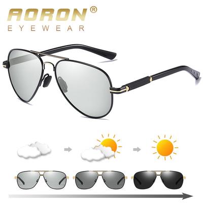 Fashion Photochromic Lens Polarized Sunglasses Men Transition Lens Driving Glasses Driver Safety Goggles