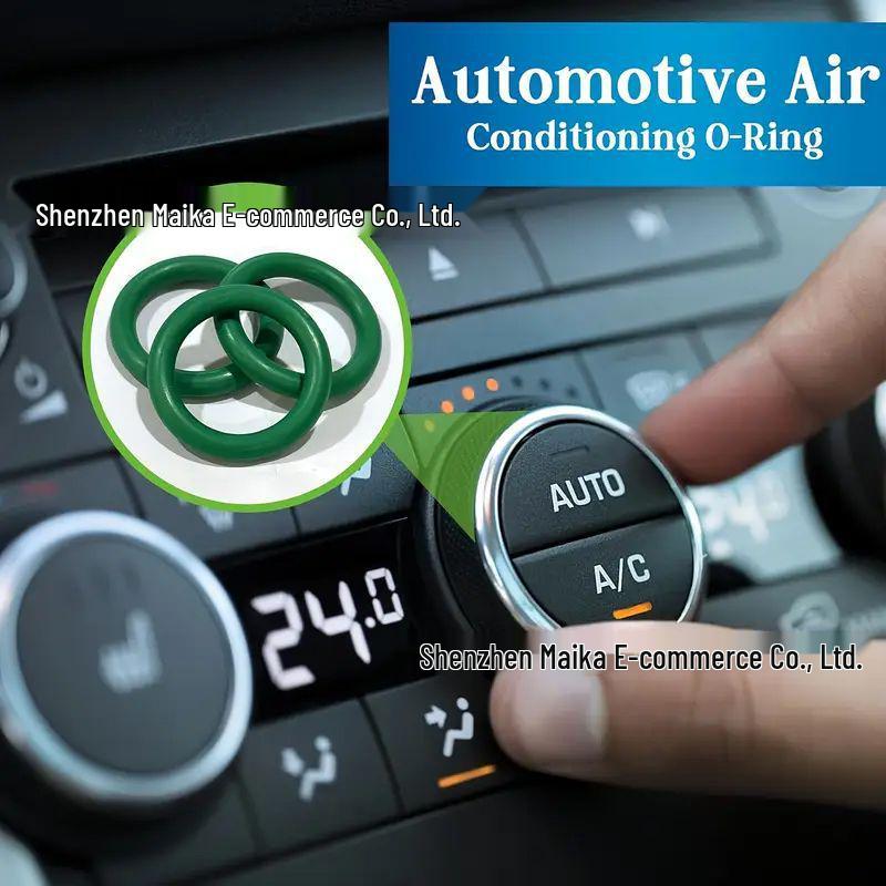 595-Piece Nitrile O-Ring Kit for Car Air Conditioning Compressor Sealing