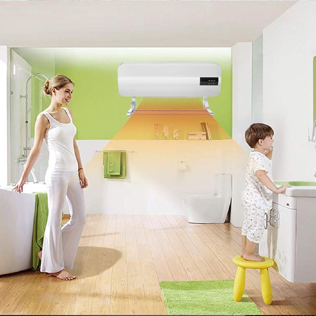 2 in 1 Cool & Warm Wall Mounted Air Condition Fan Electric Heater