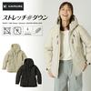 HAMURE Stretch Down Parka Size Cold Weather Stylish Perfect for Hokkaido Women's (HMU-2527), Black, LL, Jacket, Water-Repellent, 704FP, Casual,