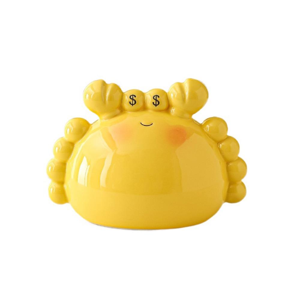 Ceramika Kreskówkowy Krab Skarbonka Duża Pojemność Skarbonki Pudełko do Oszczędzania Użytek Dziecięcy