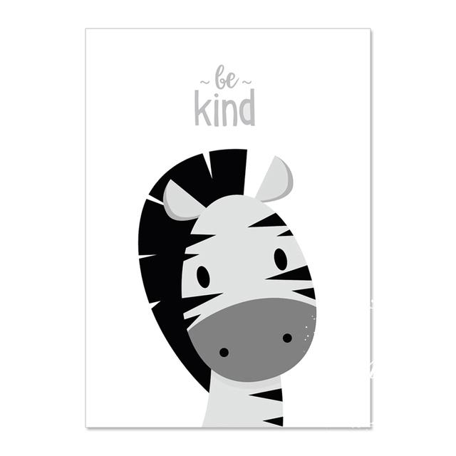 Canvas Posters And Prints Wall Pictures Baby Children'S Room Decoration Animal Prints Inspirational Posters Home Decor Posters No Frame