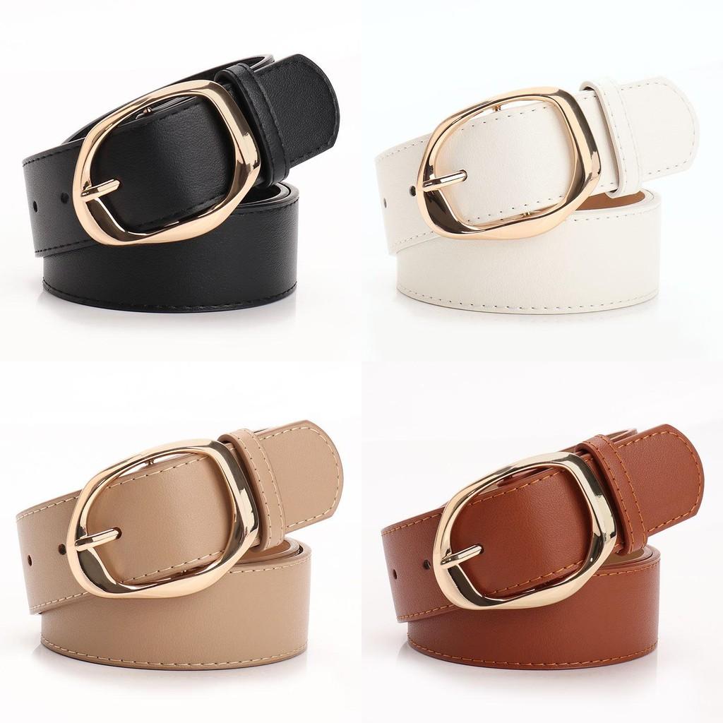 Stylish Womens Casual Buckle Belt Made Of Faux Leather With Classic Pin Closure For Work And Leisure