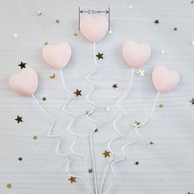 ZISIZ Топери для торта на день народження у формі серця