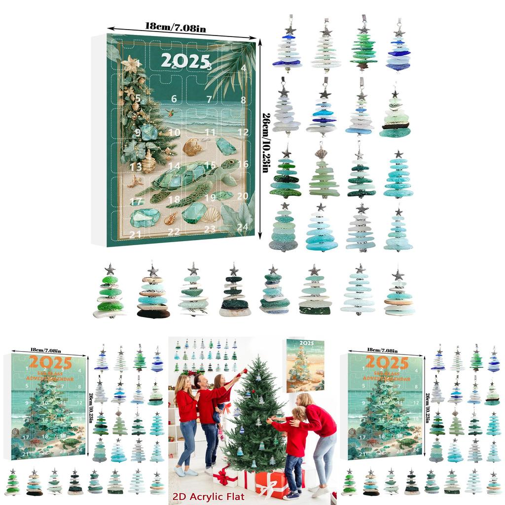 Weihnachtsbaum Hängedekor Kollektion mit Acrylteilen für saisonale Geschenkvergabe