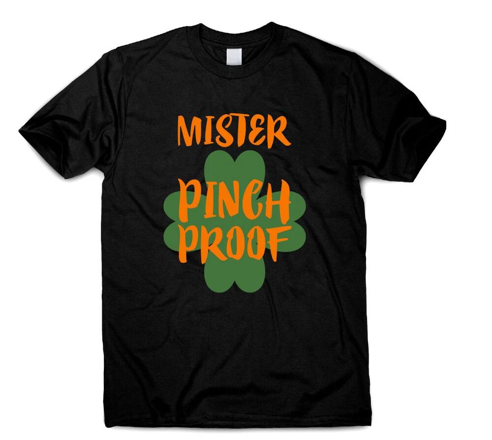Mister Pinch Proof St Patricks Day Shirt Clover Funny Shenanigans Games Gift Men L