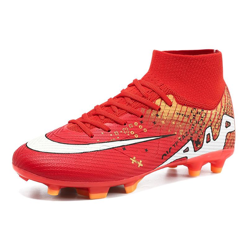 New Temu World Cup Football Shoes Spikes Student Game Training Shoes Adult Non-Slip Sports Football Shoes