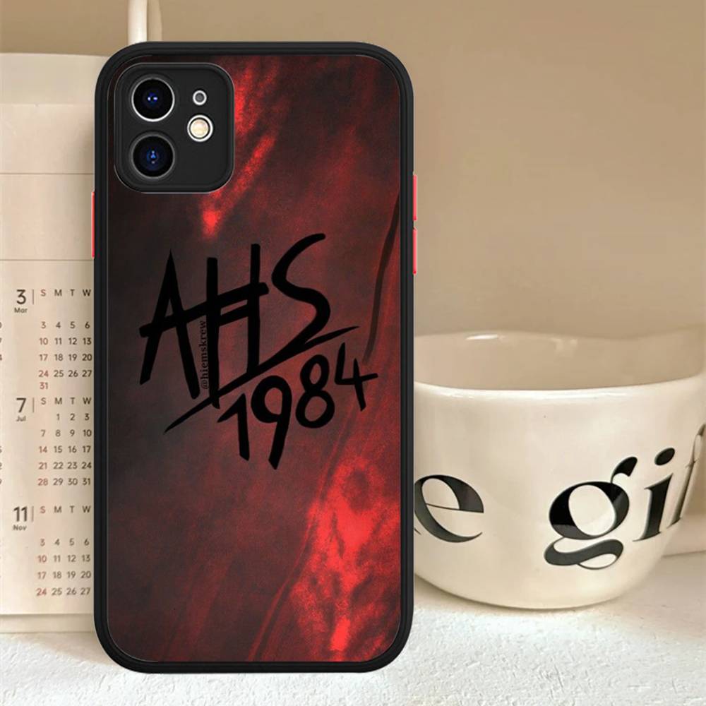 American Horror Story AHS 1984 Matte Translucent Phone Case For Iphone 16 ProMax 15 14 13 12 11 X XS PRO Plus