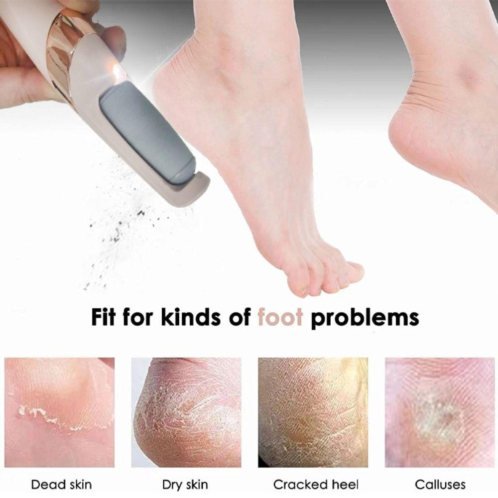 Heels Grinding Rasp Foot Cuticle Scrubber Callus Remover Electric Foot File Electric Pedicure Tools