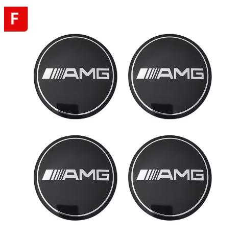CQM1 56/60/65mm Car Wheel Center Cover Hub Cap Resin Badge Emblem sticker Decal styling auto Accessories Mercedes Benz AMG C260 C300