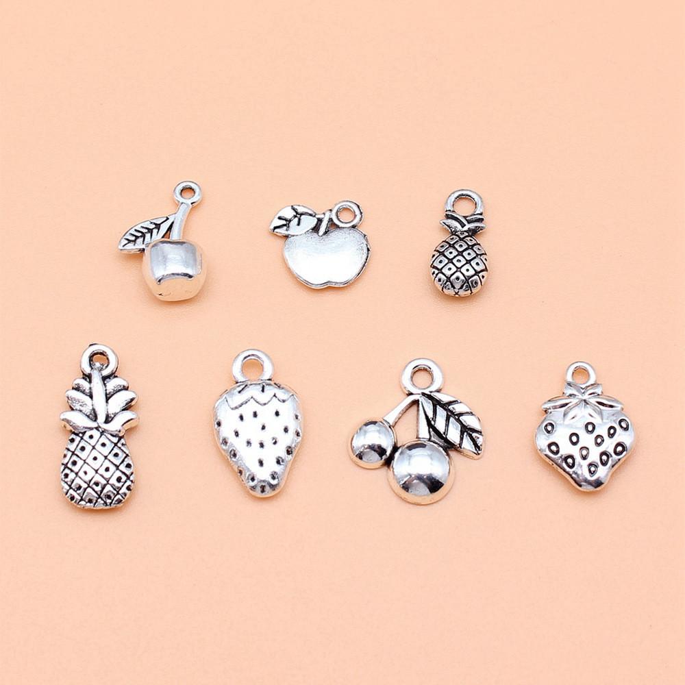 

1 Set Cactus Charms Plant Pendants For Desert Nature Themed Jewelry Making A08-7pcs-Mix Size