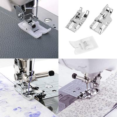 3pcs 1/4 Inch Quilting Patchwork Presser Foot, Stitch In Ditch Foot and Non-Stick Zigzag Foot For Brother Singer Sewing