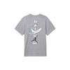 Jordan Back Print Pattern Sport Casual Round Neck Short Sleeve T-Shirt Men Tops Grey FB7469-091